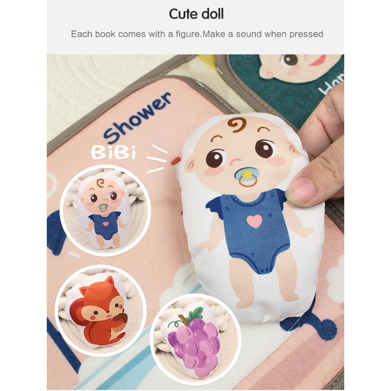 Livros para Bebês, Brinquedos, Livros de Pano, Jogos Educativos