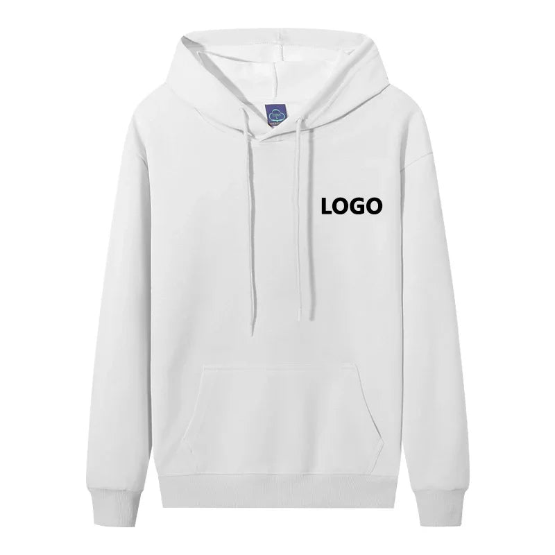 Moletom com capuz personalizado 60% algodão, estilo masculino, manga comprida, feminino…