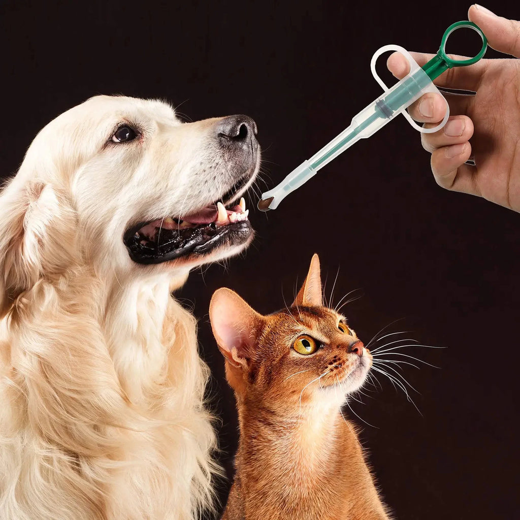 Dispensador de medicamentos para animais de estimação, bastão de alimentação por pressão para cães e gatos