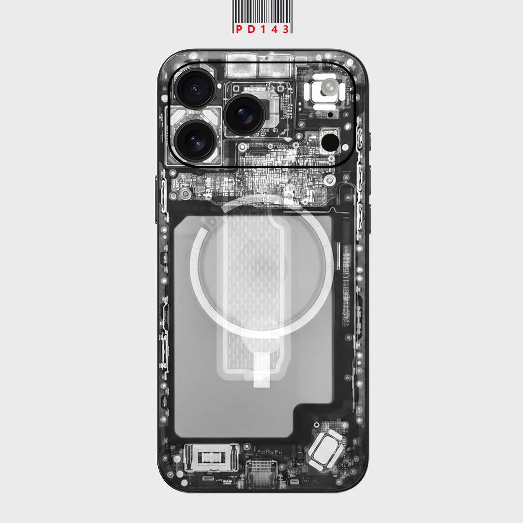 Adesivo de película protetora OscarSkinZ para iPhone 17 Pro, película traseira para iPhone 17 Pro.