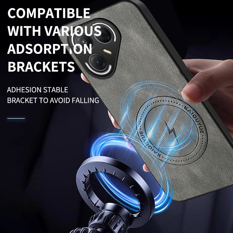 Capa magnética de couro para Tecno Pova 7 Ultra 7 Pro 7 4G 5G
