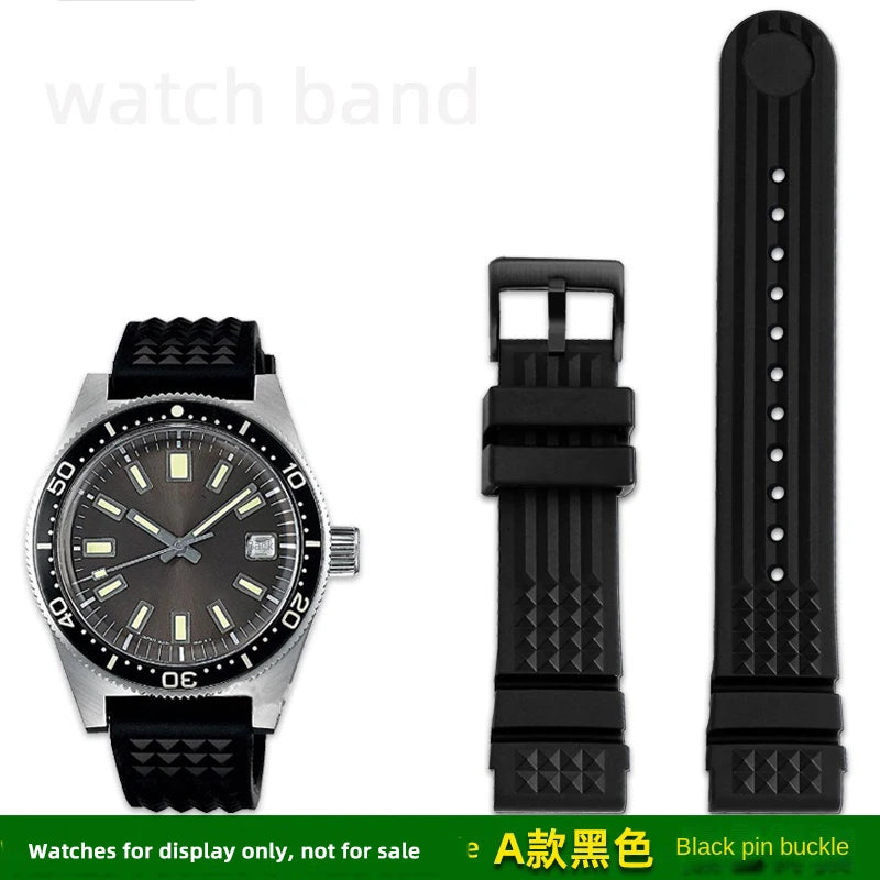Pulseira de borracha de alta qualidade para relógios da série Seiko Ancestor MM PROSPEX