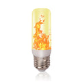 Lâmpada LED com efeito de chama cintilante, simulando fogo aceso, soquete E27/E26.