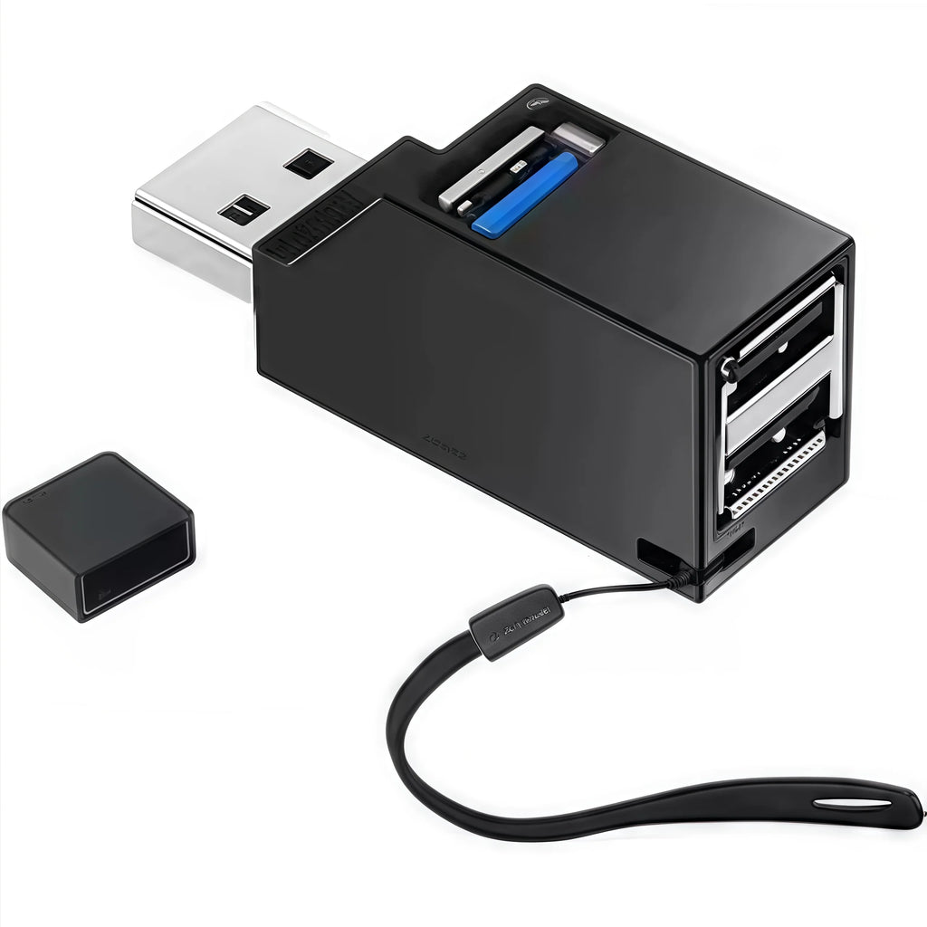 Hub USB 3.0 com 4 portas - Transferência de dados em alta velocidade (5 Gbps) para PC/Laptop…
