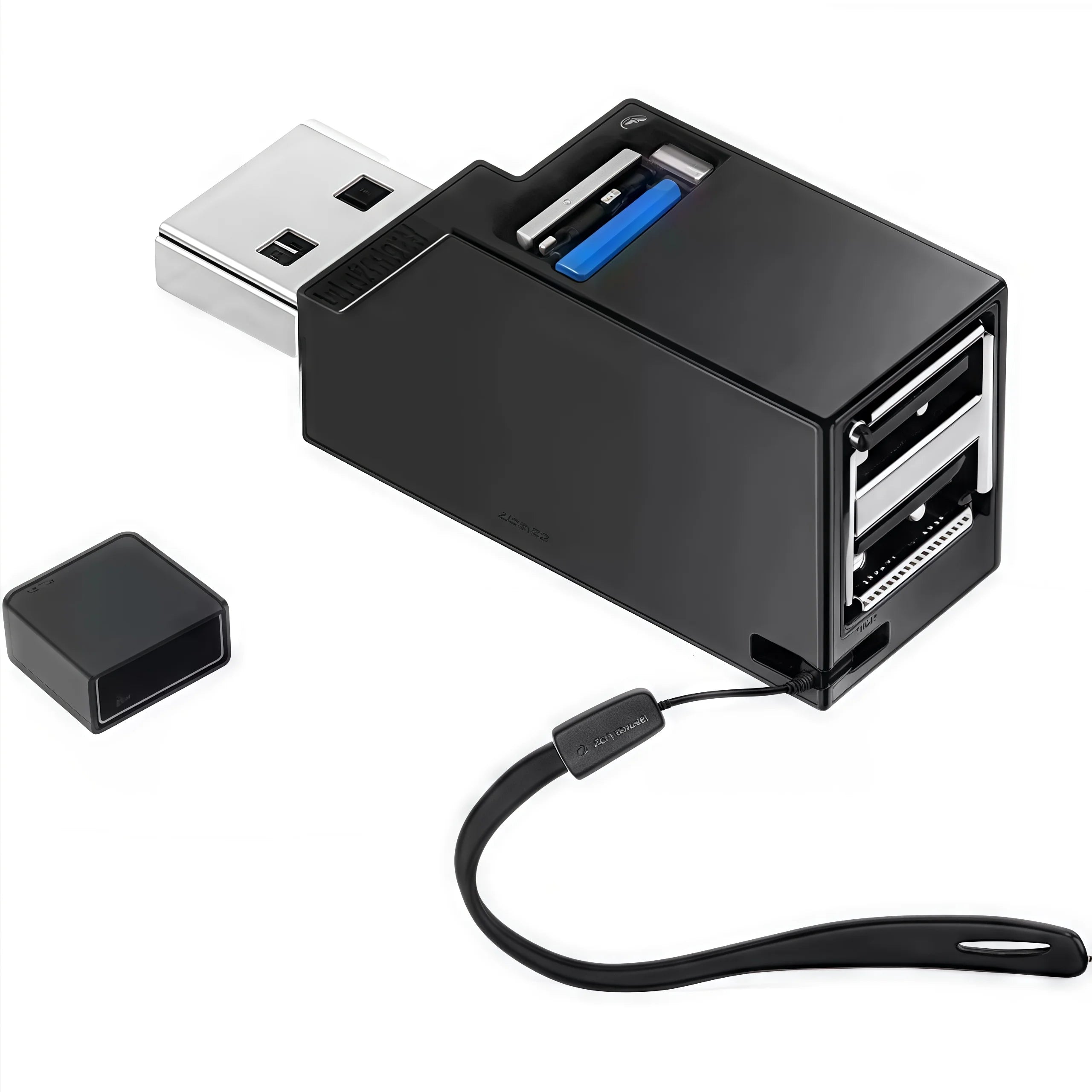 Hub USB 3.0 com 4 portas - Transferência de dados em alta velocidade (5 Gbps) para PC/Laptop…