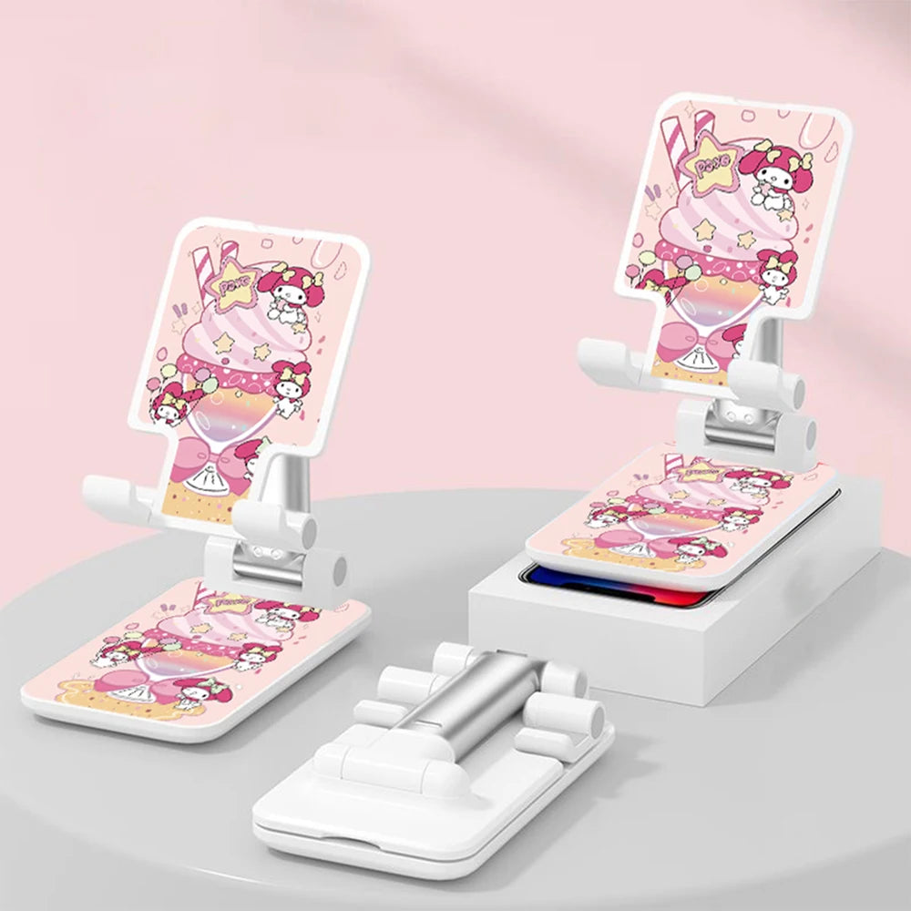 Suporte de mesa Sanrio para celular, compatível com iPhone e iPad, ajustável…