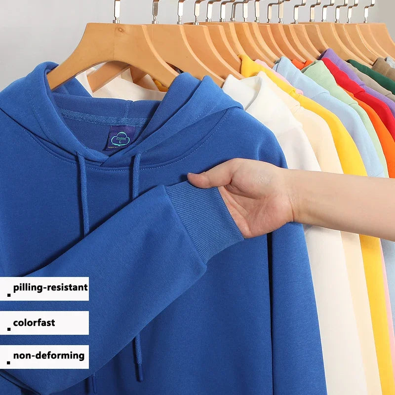 Personalisierter 60% Baumwoll-Hoodie Herren Mode Langarm Sweatshirts Damen Persönlichkeit Bedruckter Streetwear Kapuzenpullover Sudaderas