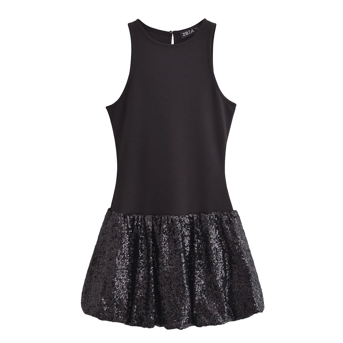 Vestido de festa feminino da moda outono inverno novo modelo redondo