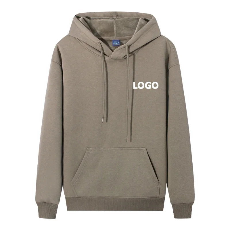 Moletom com capuz personalizado 60% algodão, estilo masculino, manga comprida, feminino…