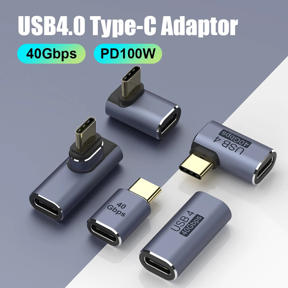 Carregador USB 4.0 PD 100W 8K 60Hz com conector para Macbook 40Gbps de alta velocidade