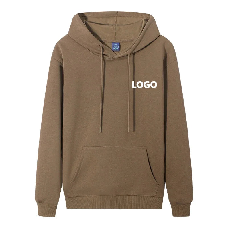 Moletom com capuz personalizado 60% algodão, estilo masculino, manga comprida, feminino…