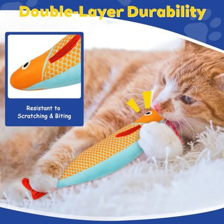 Brinquedos para Gatos com Catnip, Macios e Duráveis, com Chocalho