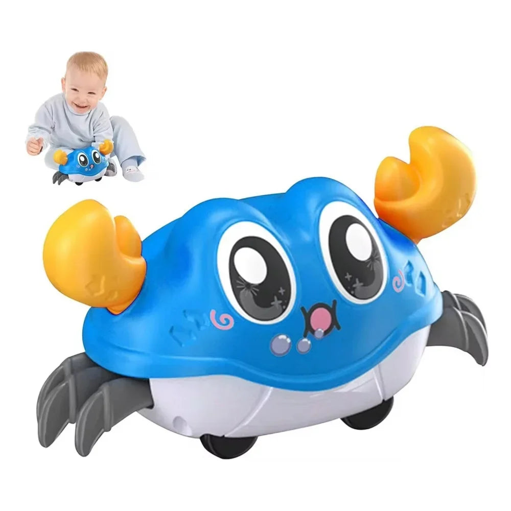 Brinquedo de caranguejo engatinhando para bebês, brinquedo sensorial para bebês que está aprendendo a engatinhar…