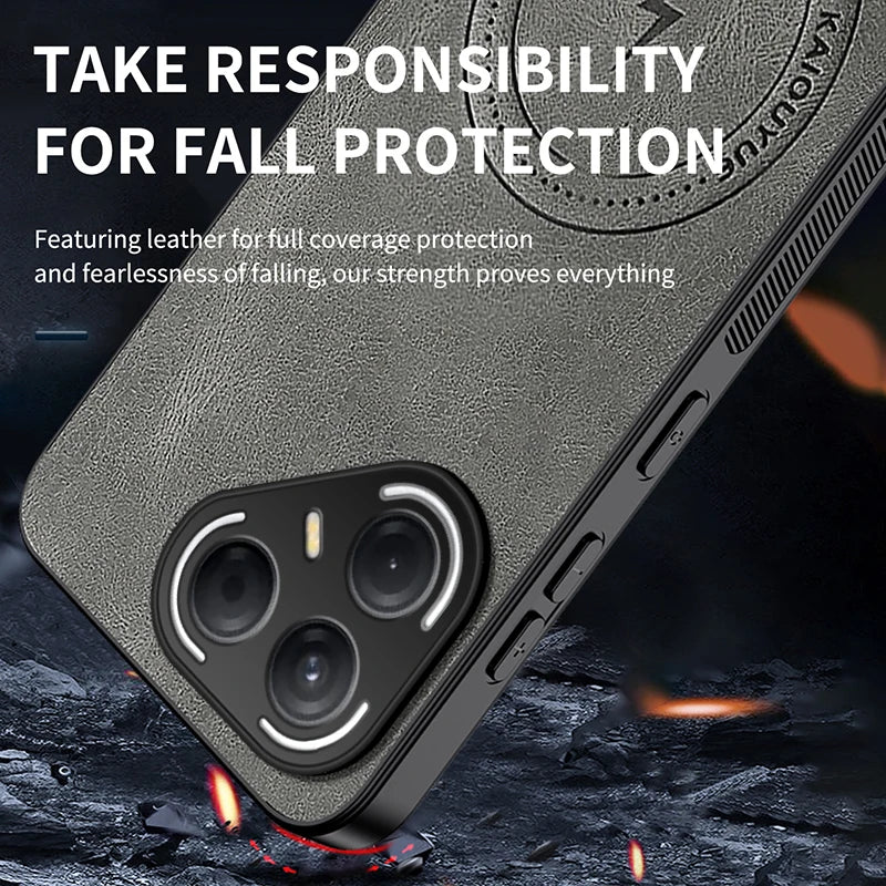 Capa magnética de couro para Tecno Pova 7 Ultra 7 Pro 7 4G 5G
