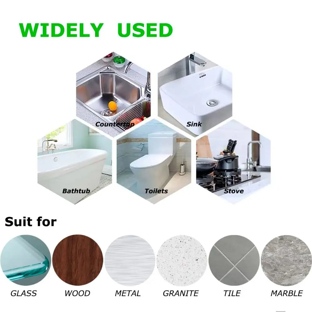 Fita de vedação autoadesiva antimofo para azulejos decorativos de chuveiro