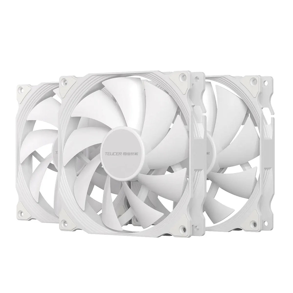 TEUCER AF-14025 PC Lüfter 140mm Gehäuselüfter 4Pin PWM 600-1500RPM Hochleistungsleiser Computerlüfter