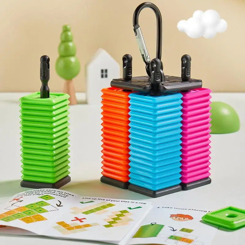 Jogo portátil de cinco em linha para crianças e adultos, jogo interativo para mesa…
