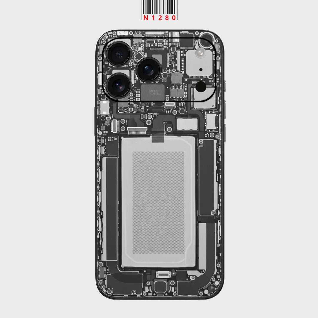 Adesivo de película protetora OscarSkinZ para iPhone 17 Pro, película traseira para iPhone 17 Pro.