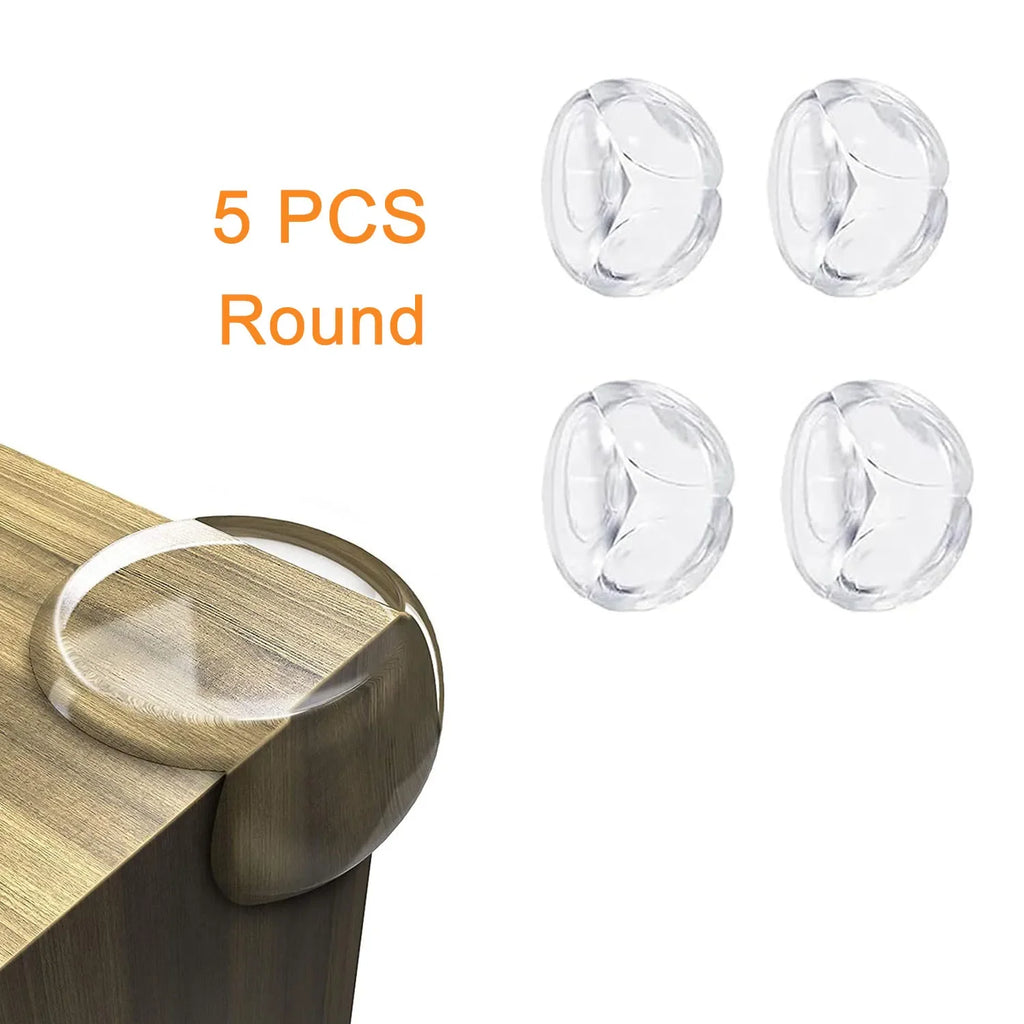 4Pcs/10PCS Children Baby Safety Silicone Protector Table Corner Edge Protection Cover Children Anticollision Edge Guards