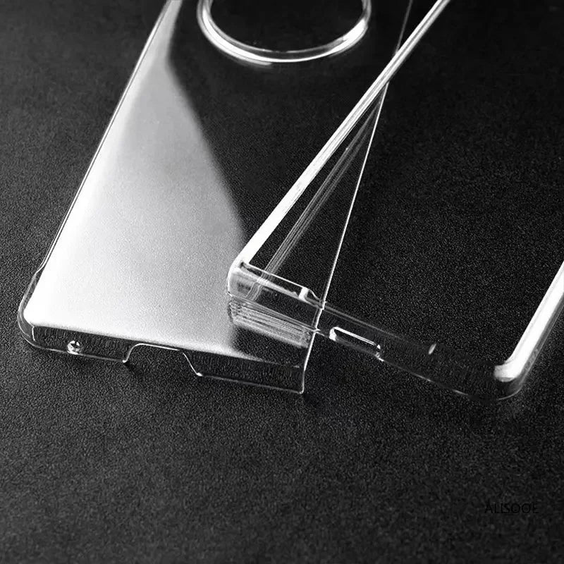 Capa transparente HD para Tecno Phantom V Fold, ultrafina e transparente