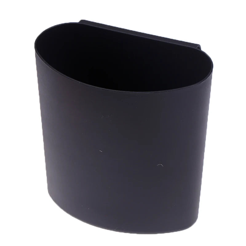 Cesto de armazenamento de plástico para pendurar na parte de trás, para uso doméstico, na cozinha e no banheiro.