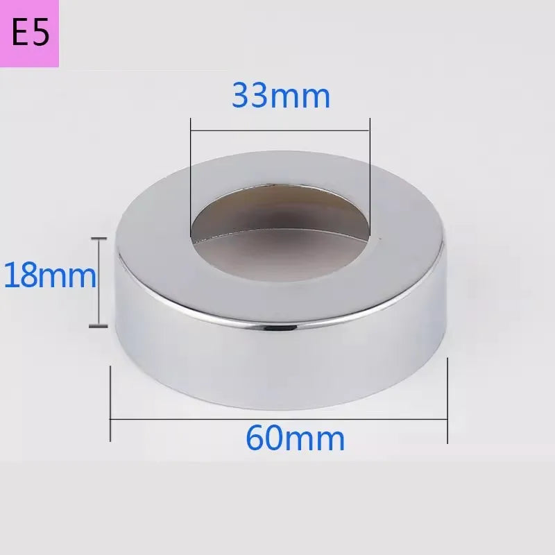 Conector de tubo de água em aço inoxidável (2 peças) 1/2" 3/4" 1" para torneira decorativa