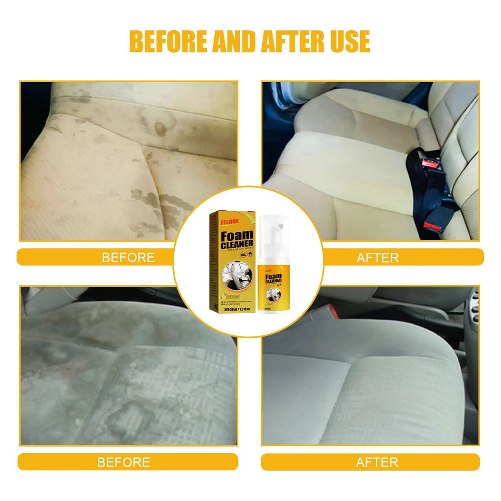 Limpador multiuso em espuma de 30ml para carros, produtos de limpeza automotiva…