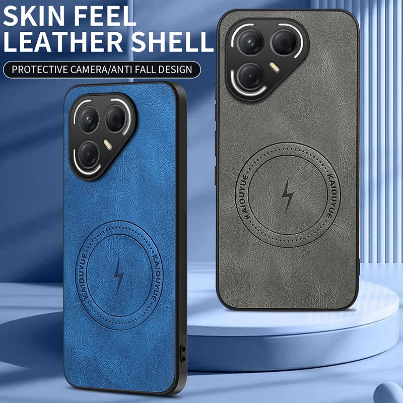 Capa magnética de couro para Tecno Pova 7 Ultra 7 Pro 7 4G 5G