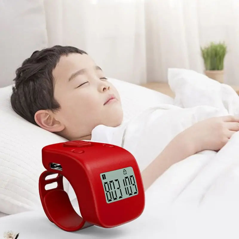 Wiederaufladbarer, schlanker, digitaler Ringzähler mit LCD-Display, 6 Kanälen …