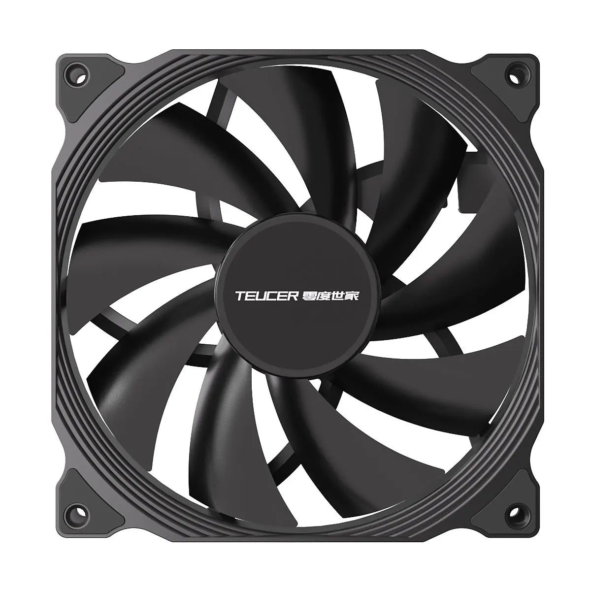 TEUCER AF-14025 PC Lüfter 140mm Gehäuselüfter 4Pin PWM 600-1500RPM Hochleistungsleiser Computerlüfter