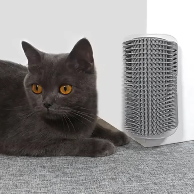Masajeador de esquina para Gato rascador para rascar gatos cepillo