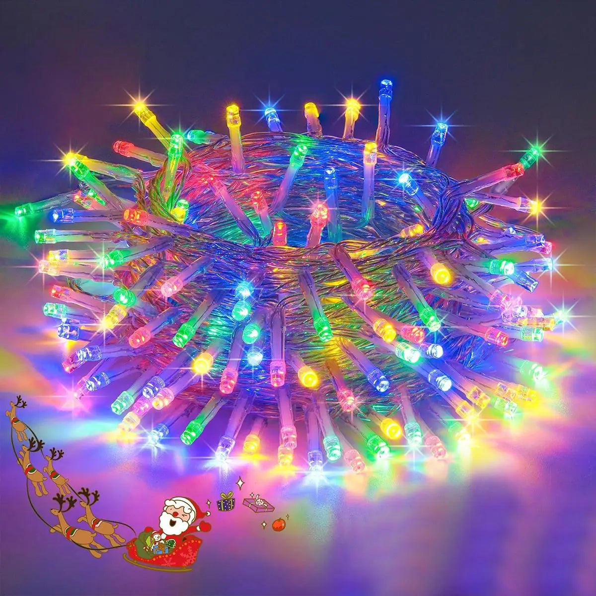 Luzes de Natal LED 5/10/20M 220V à prova d'água