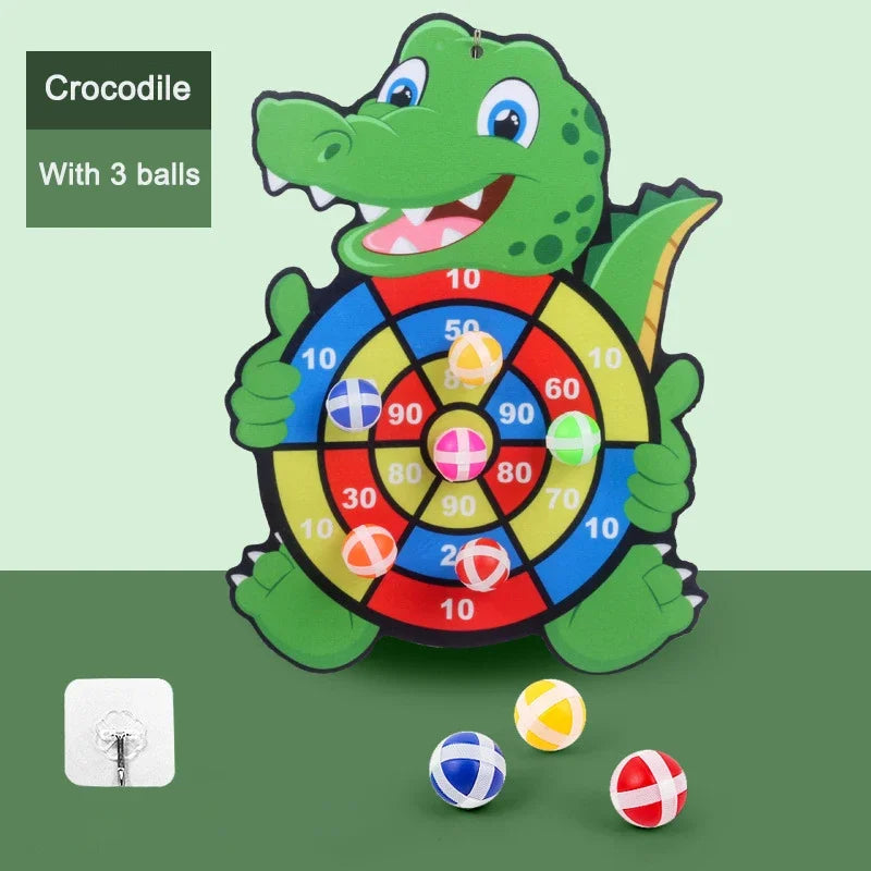 Jogo educativo de dardos, brinquedo para bebês, bola pegajosa, jogo de dardos para atividades internas…