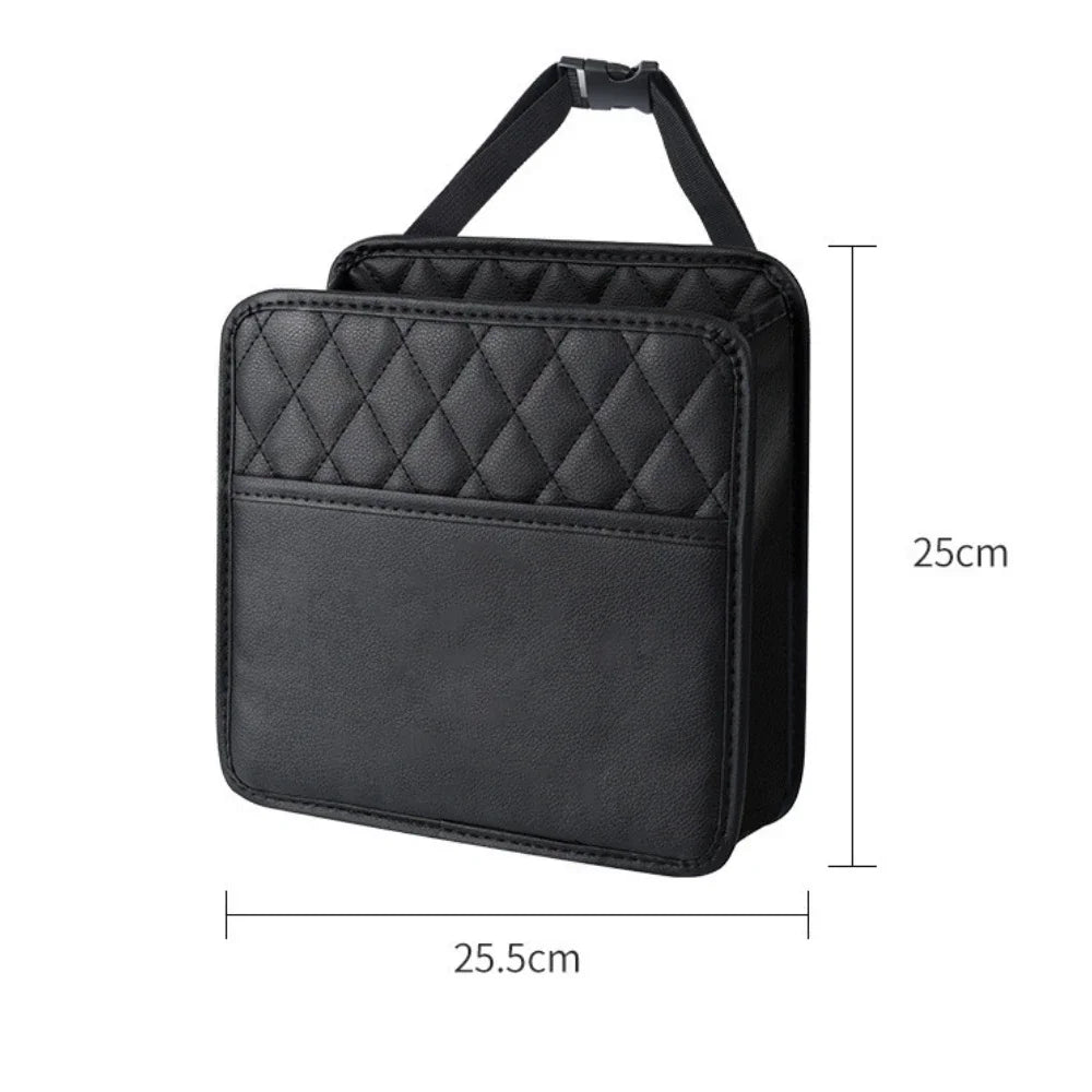 Bolsa multiuso para guardar cadeirinhas de carro, em couro, com bolso para lixo incluso – universal…