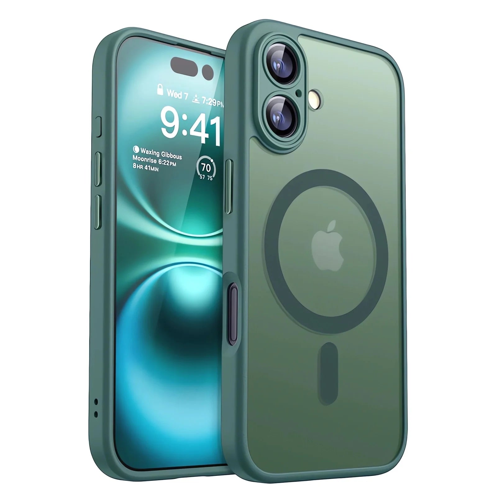 Capa magnética de luxo à prova de choque para iPhone 17 Air 16 15 14 13