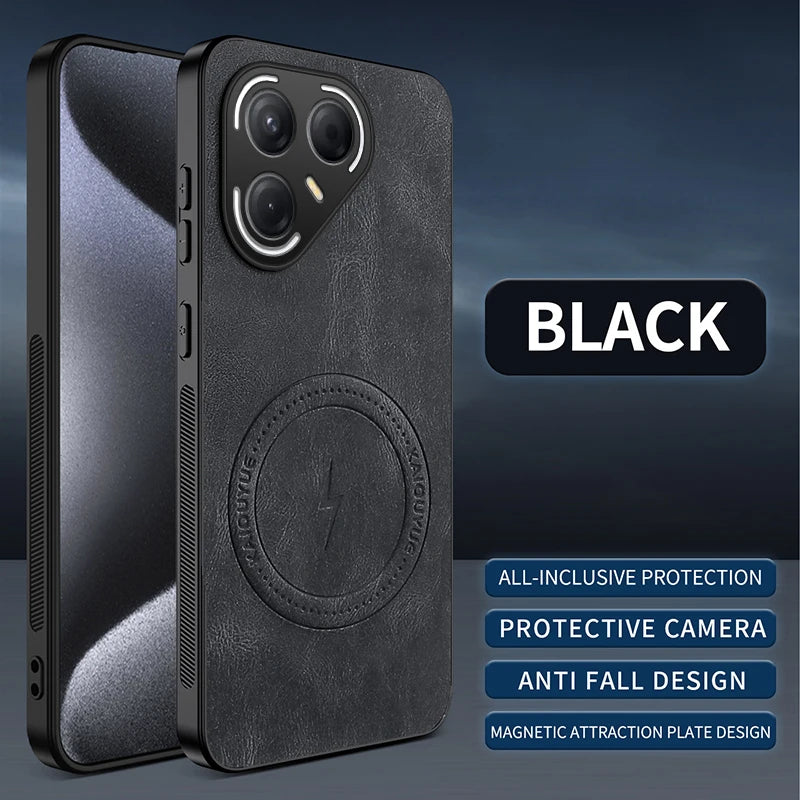 Capa magnética de couro para Tecno Pova 7 Ultra 7 Pro 7 4G 5G