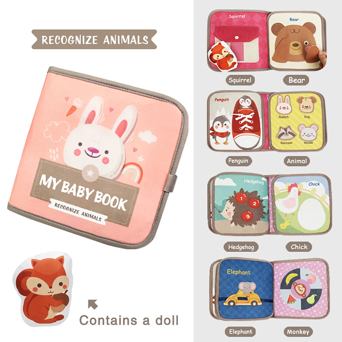 Livros para Bebês, Brinquedos, Livros de Pano, Jogos Educativos