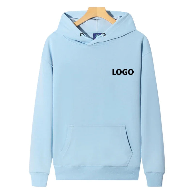 Moletom com capuz personalizado 60% algodão, estilo masculino, manga comprida, feminino…