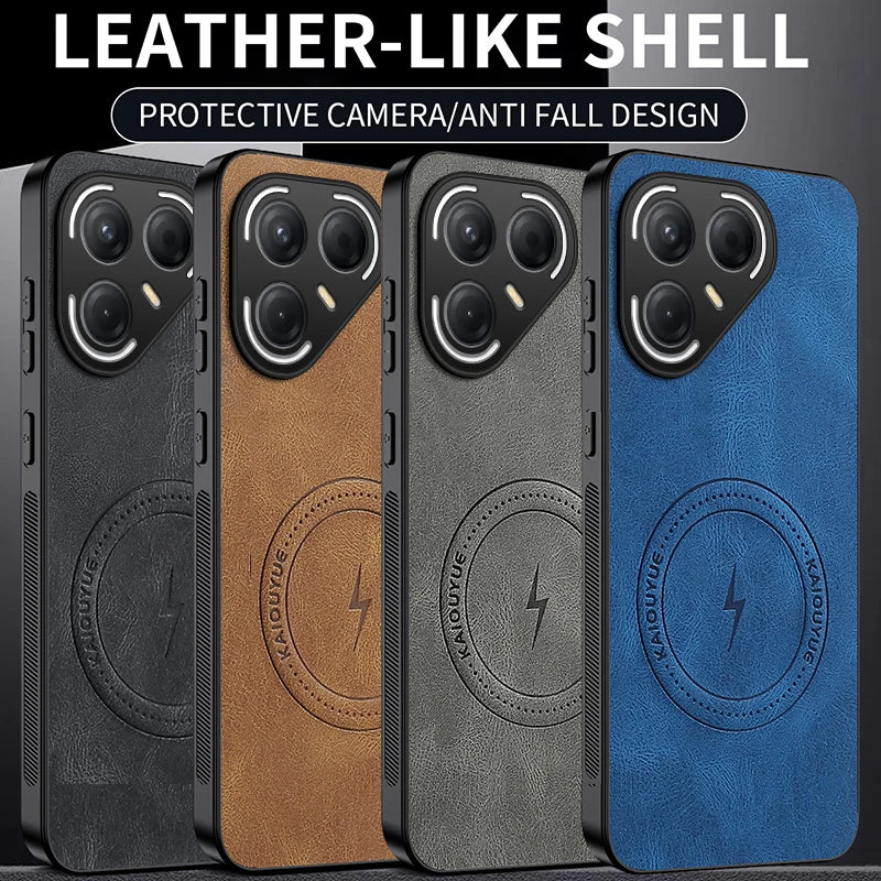 Capa magnética de couro para Tecno Pova 7 Ultra 7 Pro 7 4G 5G