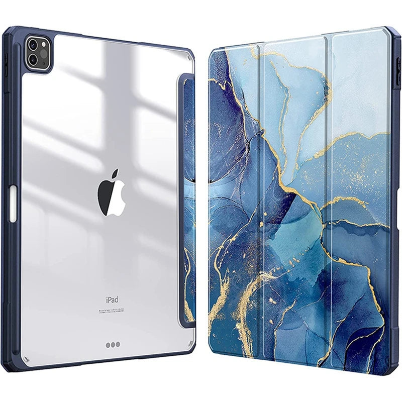 Capa inteligente em PU para iPad Air 4ª e 5ª geração, iPad 10ª geração e iPad Pro de 10,9 polegadas