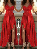 Vestidos de noite femininos, sexy e elegantes, vermelhos, para coquetéis e galas.