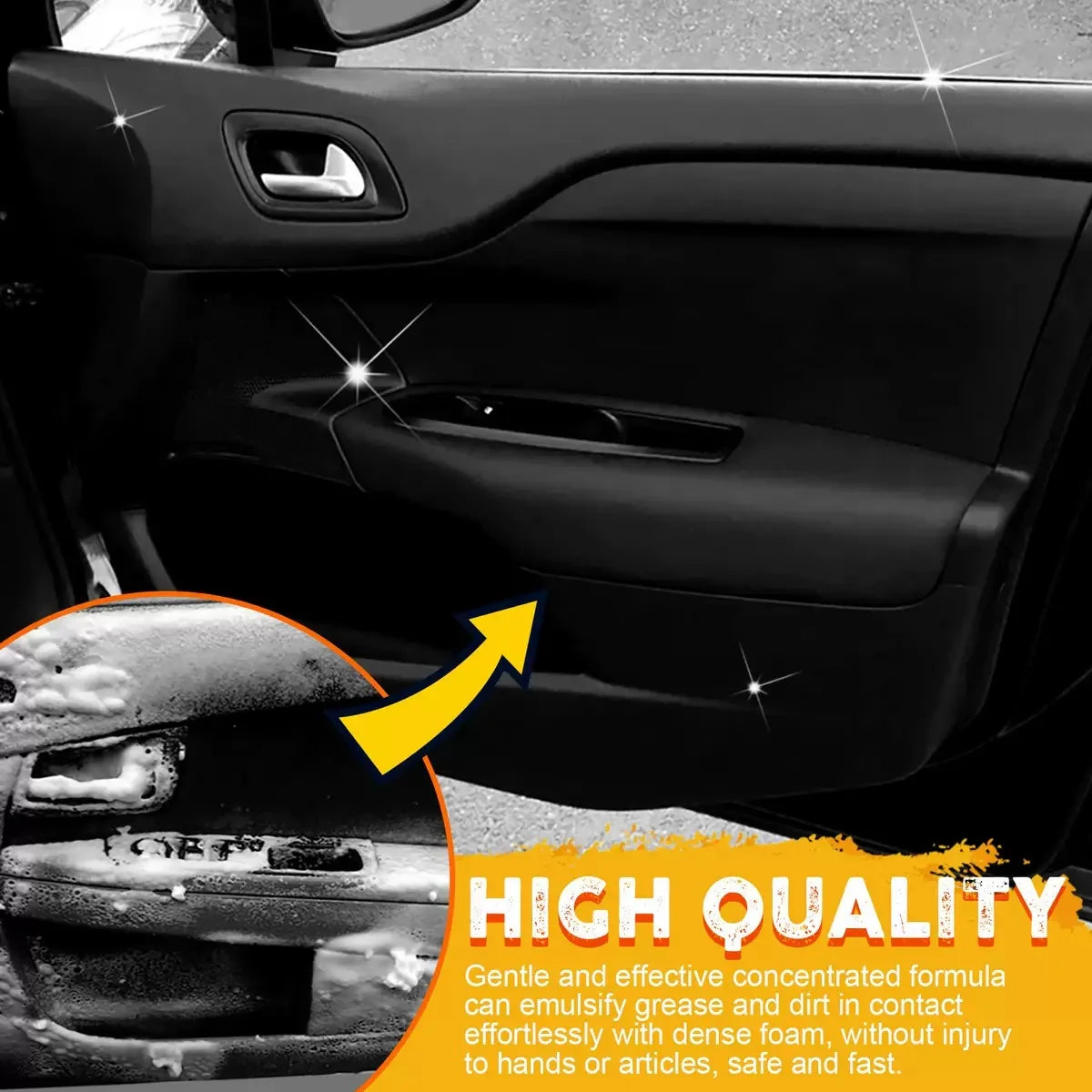 Limpador multiuso em espuma de 30ml para carros, produtos de limpeza automotiva…