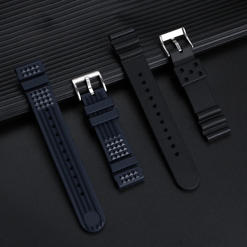 Pulseira de borracha de alta qualidade para relógios da série Seiko Ancestor MM PROSPEX