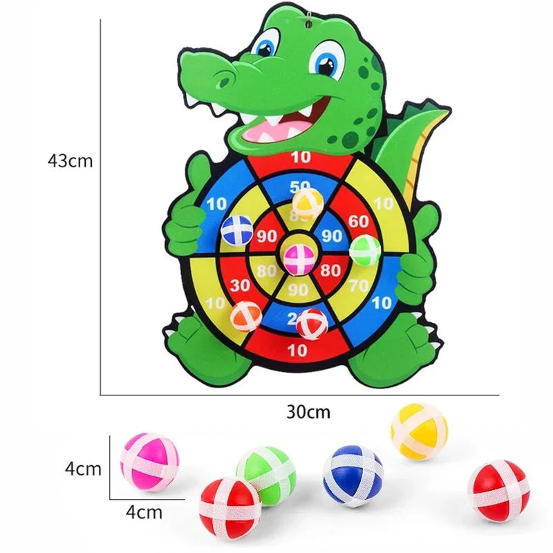 Jogo educativo de dardos, brinquedo para bebês, bola pegajosa, jogo de dardos para atividades internas…