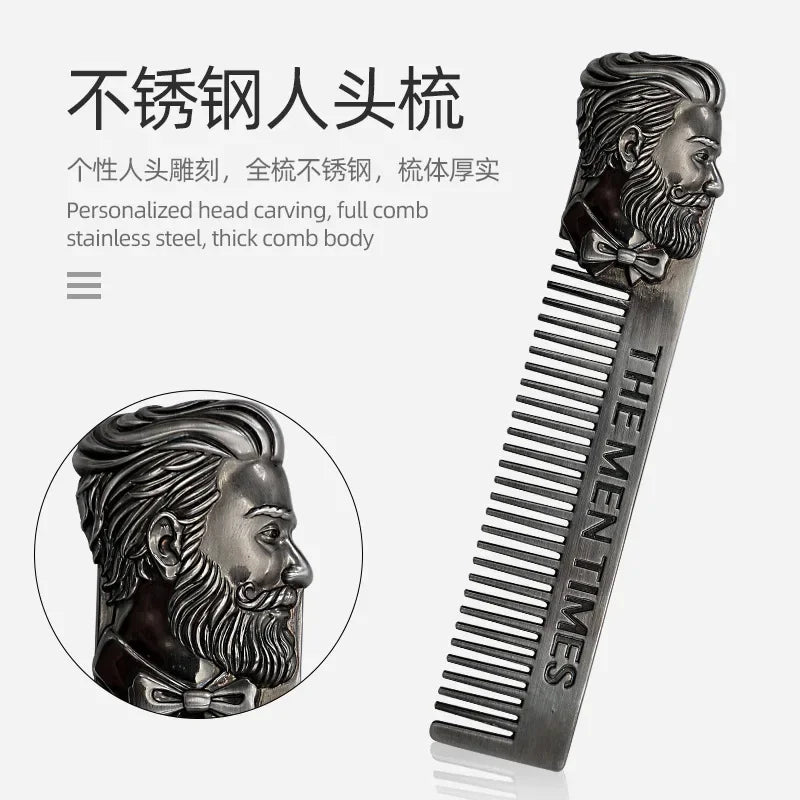 Hochwertige Bartformer-Schablone, Bartkamm, All-in-One-Tool, ABS-Haarkamm, Bartformer-Schablone