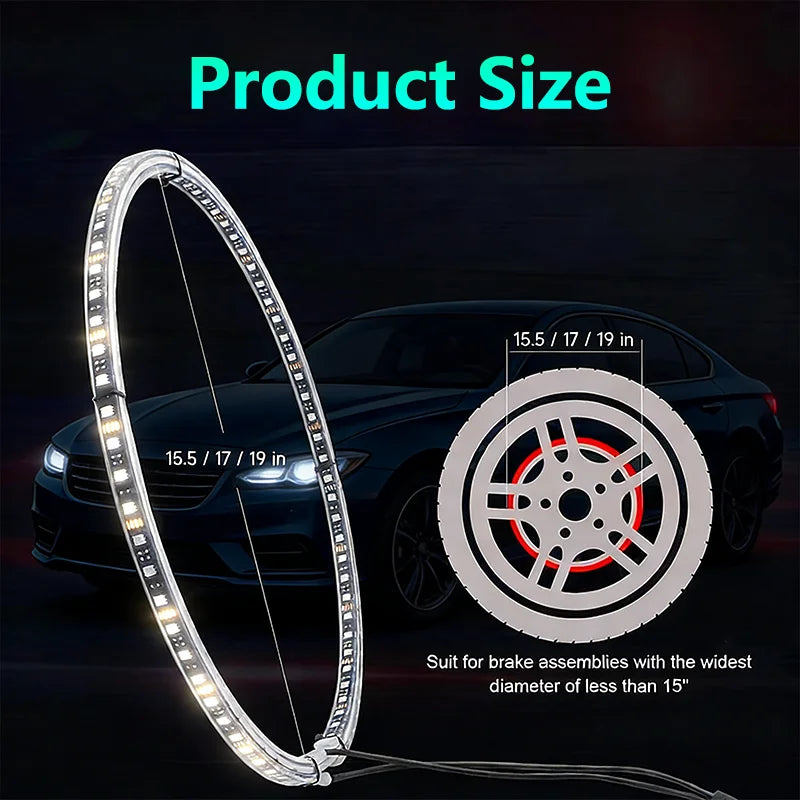 Luces Led de rua de 15,5 ", 4 peças, para caminhão/coce/ATV/UTV, Colo…