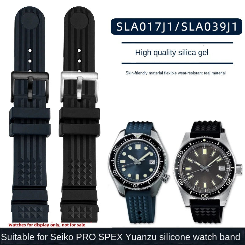 Pulseira de borracha de alta qualidade para relógios da série Seiko Ancestor MM PROSPEX