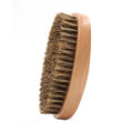 Escova de cabelo masculina com cerdas de javali para barba natural.
