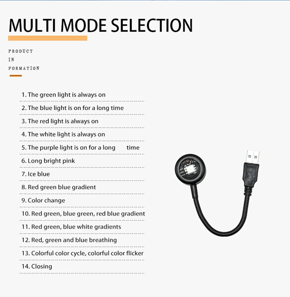 Luminária noturna LED com projetor USB para pôr do sol, decoração de festa de aniversário...
