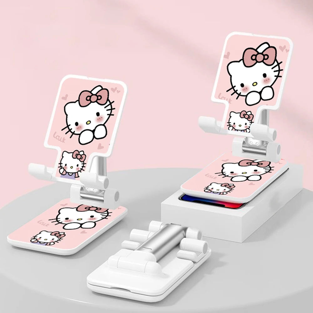 Suporte de mesa Sanrio para celular, compatível com iPhone e iPad, ajustável…